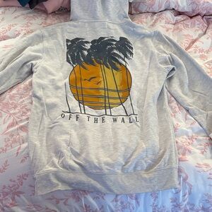 VANS Hoodie with Palm Tree Graphic